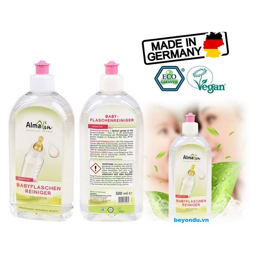 Nước rửa bình sữa sinh học - Almawin - 500ml - ShopHCM