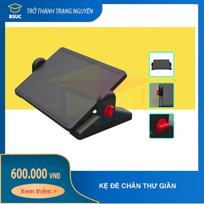 Kệ để chân văn phòng làm việc, giá để chân học tập DRF-1111 giúp tư thế chân thoải mái dễ chịu, giảm căng thẳng