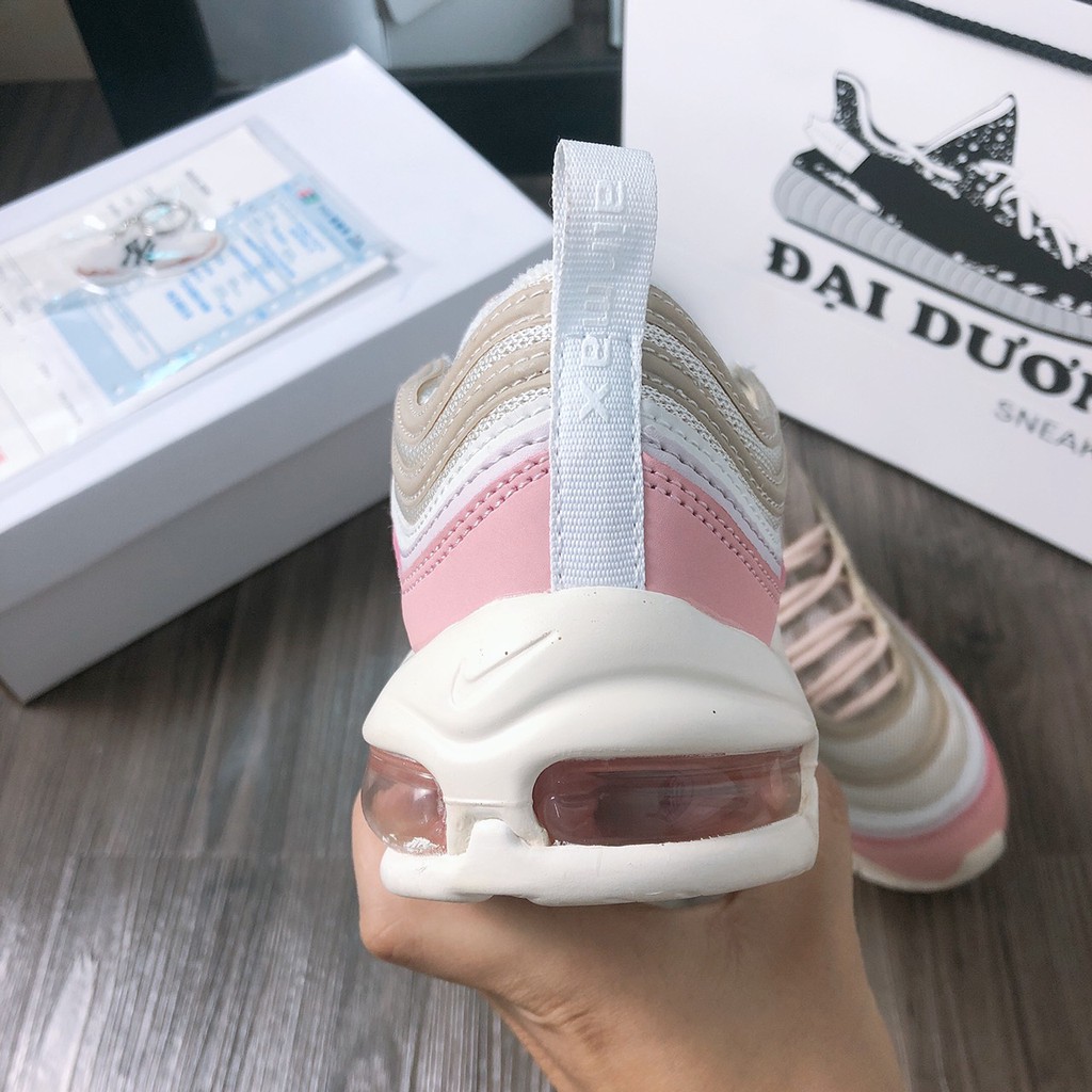 Max 97 hồng [TẶNG MÓC KHÓA - FULL BOX] giày Max 97 hồng giày thể thao Max 97 hồng nam nữ tăng chiều cao | BigBuy360 - bigbuy360.vn