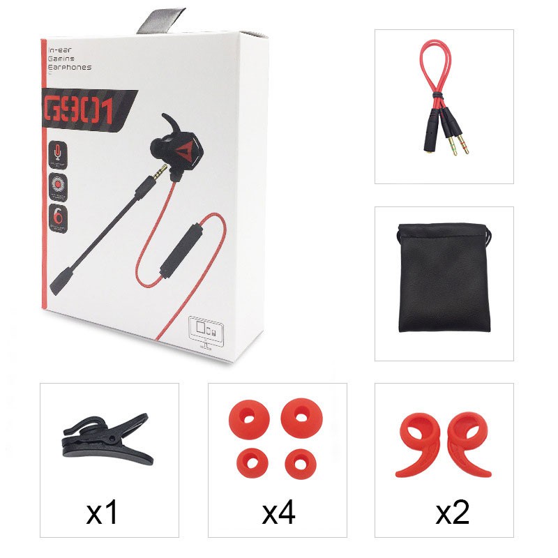 Tai nghe dây Gaming  G-901 có Mic âm thanh chuẩn Stereo chuẩn Type-C/3.5 mm chuyên Game Mobile, PC PUBG/ROS/FreeFire/GTA