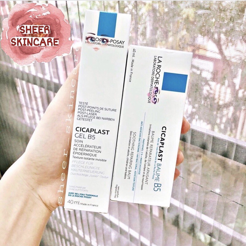 [BẢN PHÁP] KEM DƯỠNG CREAM/GEL DƯỠNG B5 PHỤC HỒI DA LA ROCHE POSAY