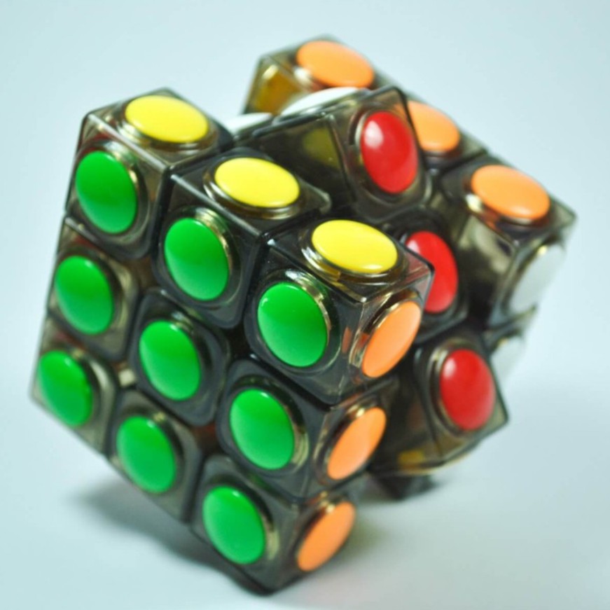 Rubik 3x3 Chấm Bi - Rubic 3 Tầng Stickerless - Đồ Chơi Trí Tuệ (Mã RB003)