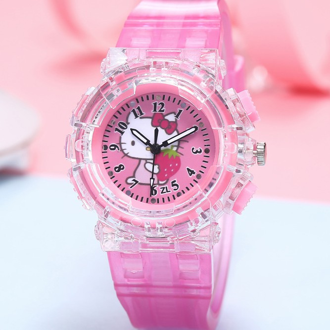 Đồng Hồ Đeo Tay Nhiều Màu Sắc Hình Hello Kitty Dễ Thương Cho Bé | BigBuy360 - bigbuy360.vn