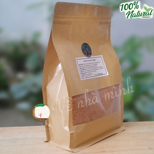 ĐƯỜNG CÁT VÀNG 1KG NGUYÊN CHẤT HỮU CƠ TỰ NHIÊN được kết tinh từ mật mía ( Dùng thay đường trắng, đường tinh luyện )