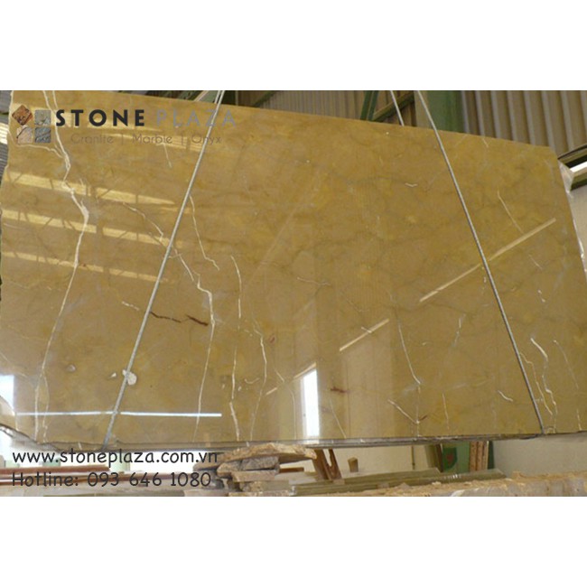 ĐÁ MARBLE VÀNG CHANH VÂN CHỈ TRẮNG (AMARILLO MARES MARBLE)