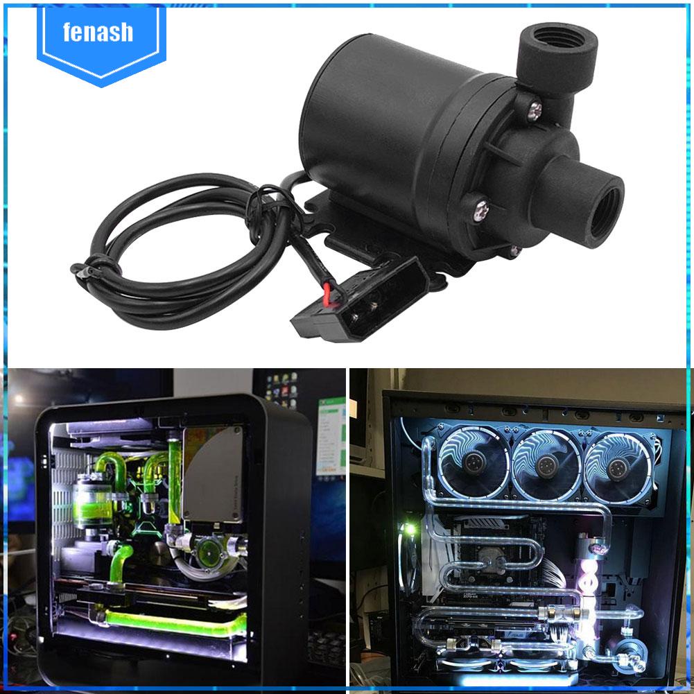 ✪Máy Bơm Nước Phân Tử Phân Tử 4 Pin Fenash~F9 12V Cho Hệ Thống Làm Mát CPU 9W