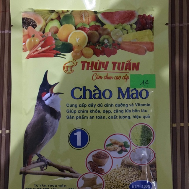 Cám chim chào mào Thuý Tuấn số 1 thay lông