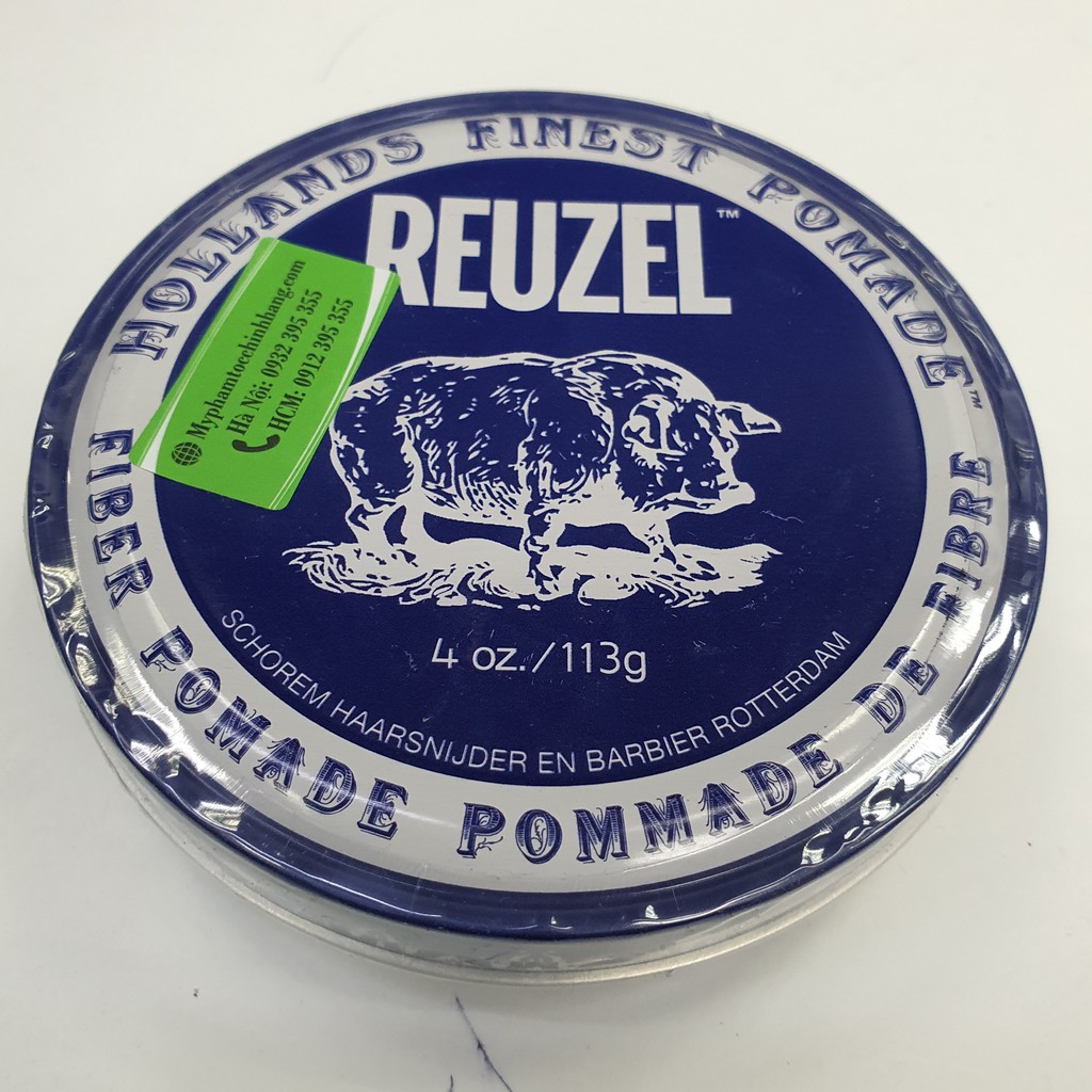 SAP REUZEL GIỮ NẾP CỨNG ĐỘ BÓNG MỜ FIBER POMADE 35G-113G-340G