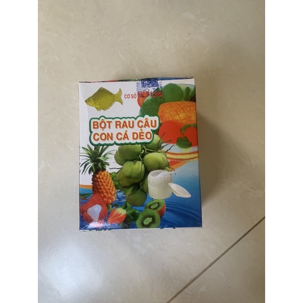 BỘT RAU CÂU DẺO CON CÁ VÀNG HOÀNG LONG / HIỆP LONG  - Dùng làm thạch rau câu