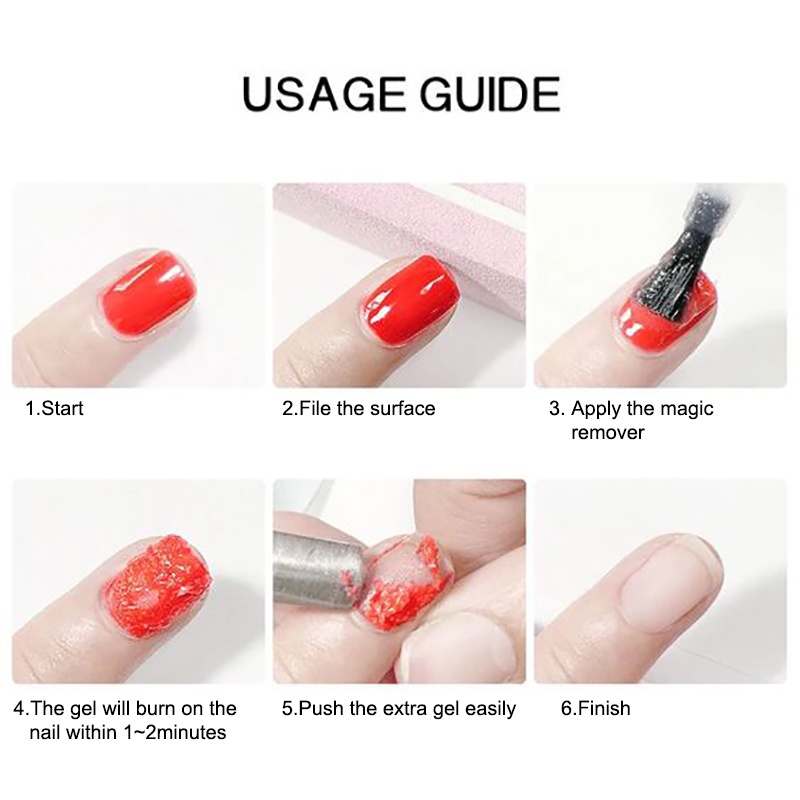 Dung Dịch Tẩy Sơn Móng Tay Gel UV 16ml