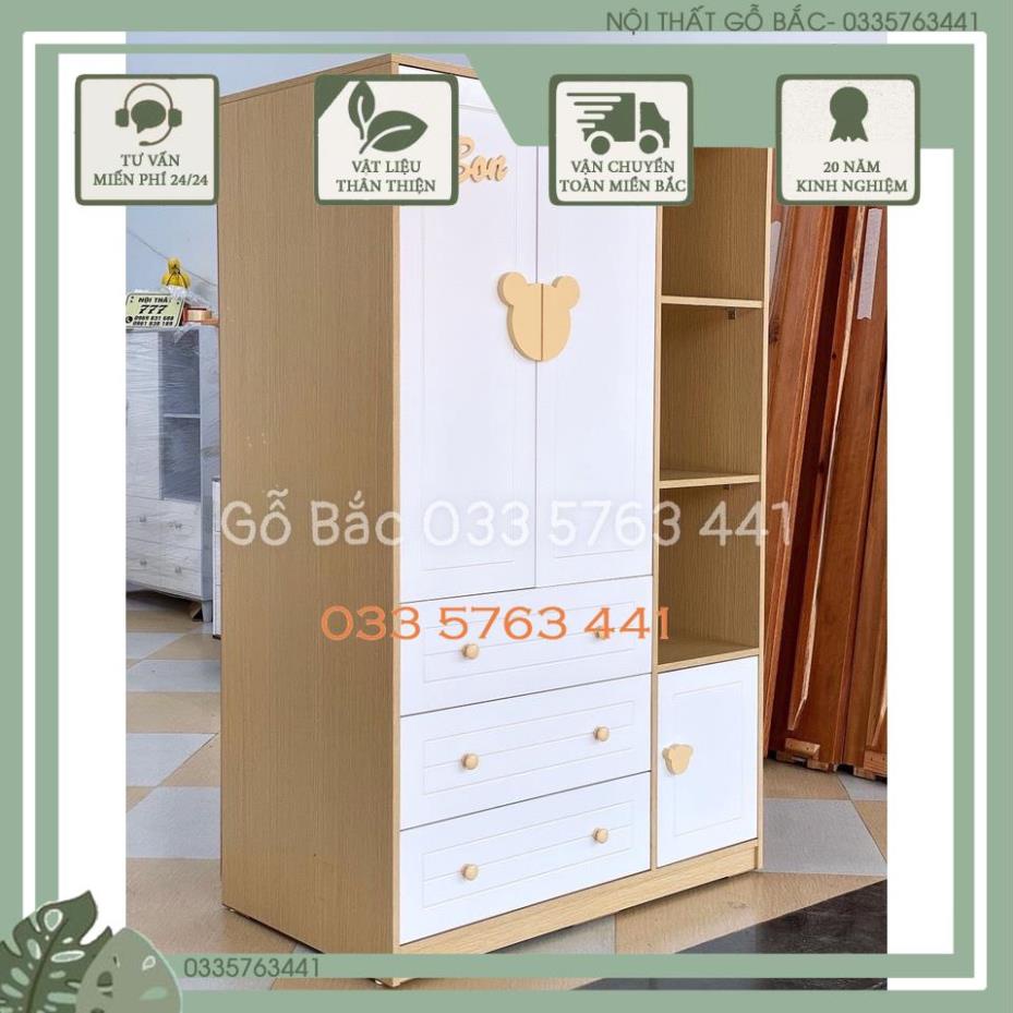 Tủ quần áo dành cho bé kiểu dáng xinh xắn - kích thước lớn nhỏ tùy chọn