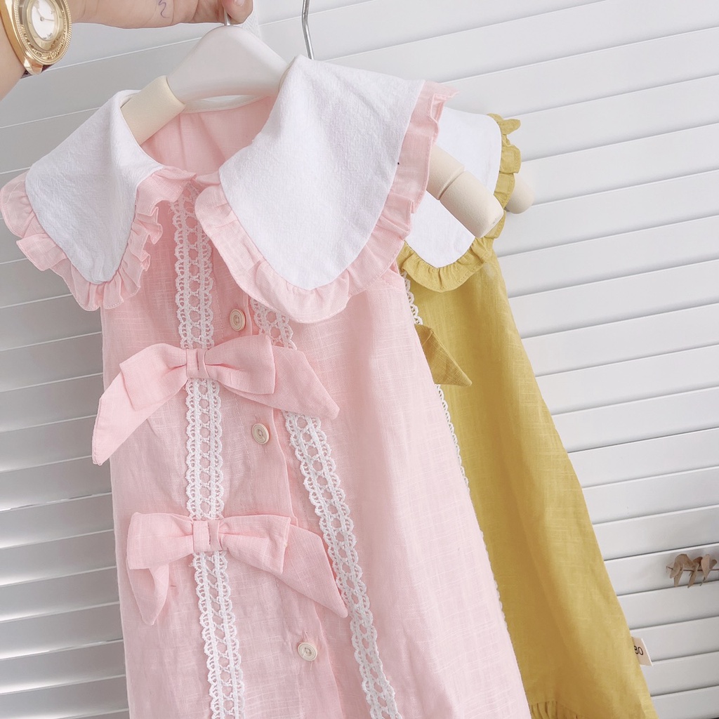 VÁY SUÔNG CHỮ A DÁNG DÀI, SÁT NÁCH CHO BÉ 1-6 TUỔI