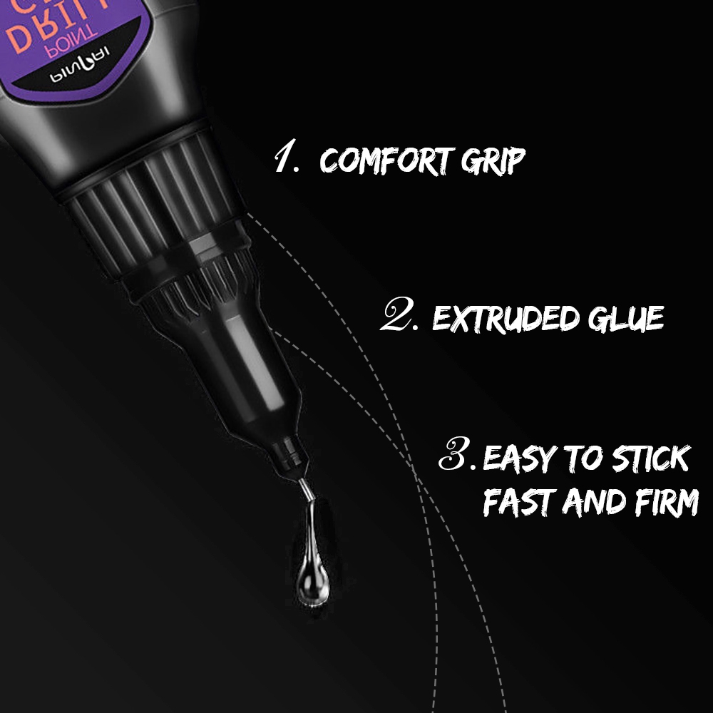 Keo dùng đính hạt trang trí móng tay tiện lợi cho nữ