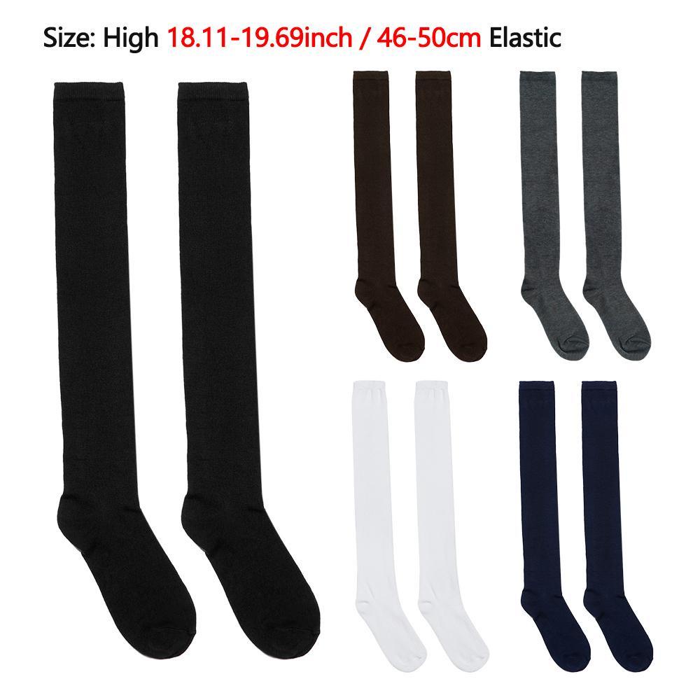 Vớ Cotton Dài Qua Gối Co Giãn Thời Trang Cho Nữ