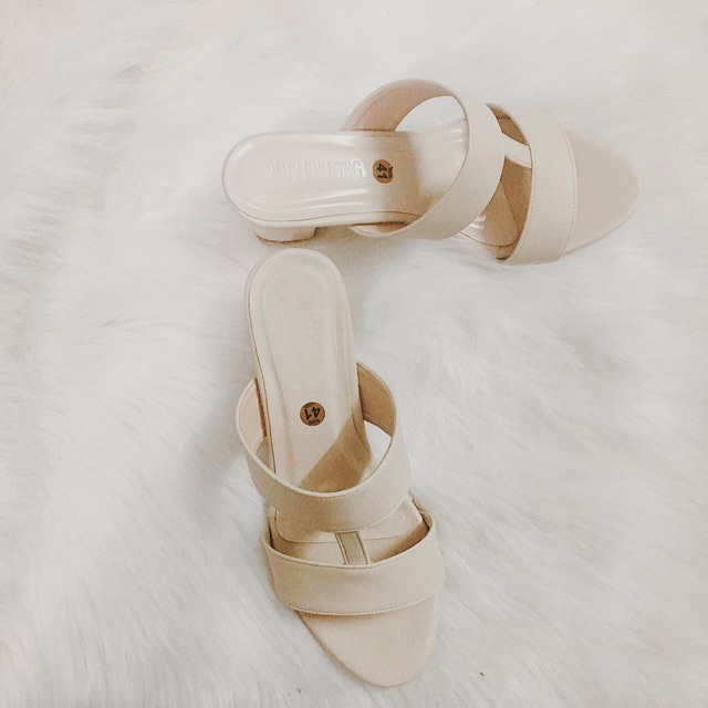 Freeship 99k TQ_Giày nude