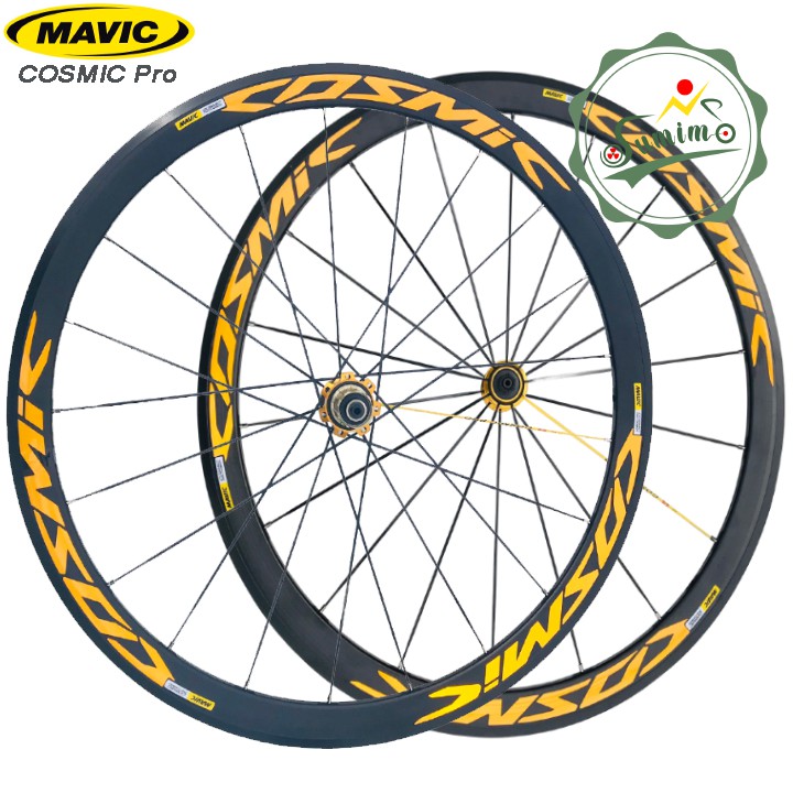 Bánh bộ MAVIC Cosmic Pro Carbon 700c 4cm T18/S21 căm - Đùm phủ Carbon líp thả 11 Speed - Made in Romania