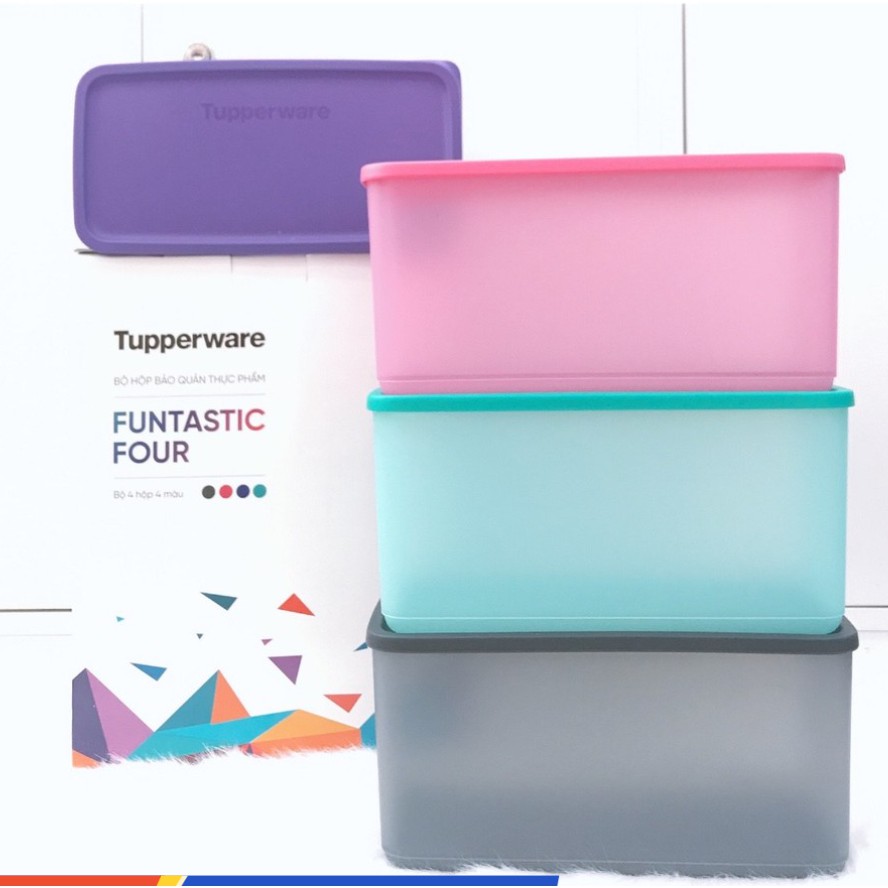 Bộ trữ mát Stak N Stor freshia tupperware | BigBuy360 - bigbuy360.vn