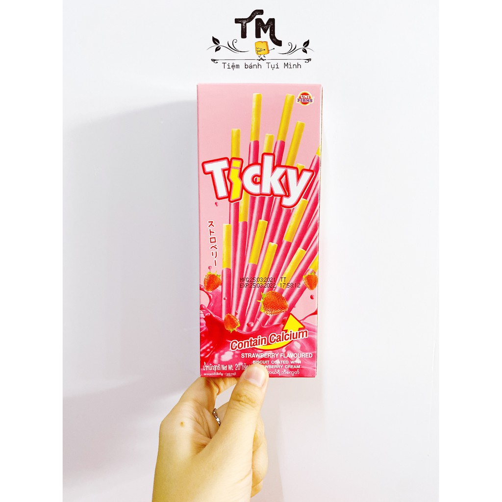 Bánh que Ticky vị Dâu