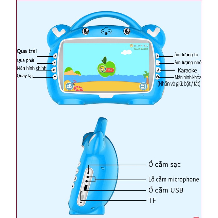 Máy học Tiếng Anh cho bé từ 1 - 10 tuổi