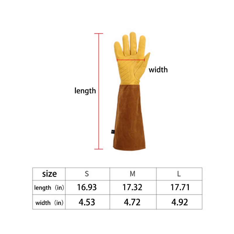 Găng Tay Làm Vườn Chất Liệu Giả Da Dày Dặn Chống Rách