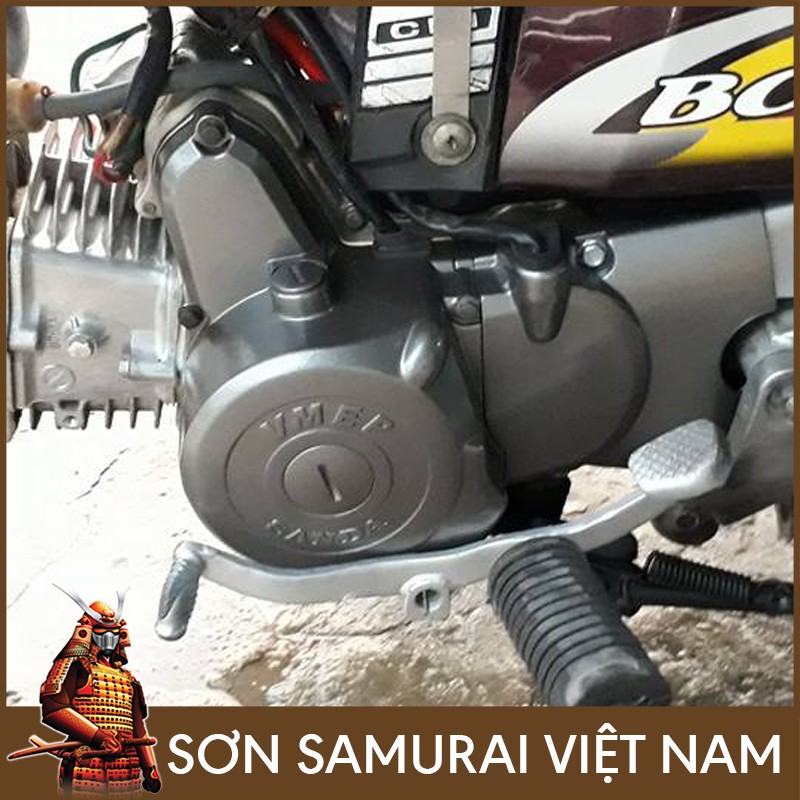 Combo sơn lốc máy màu xám Y137 sơn xịt Samurai