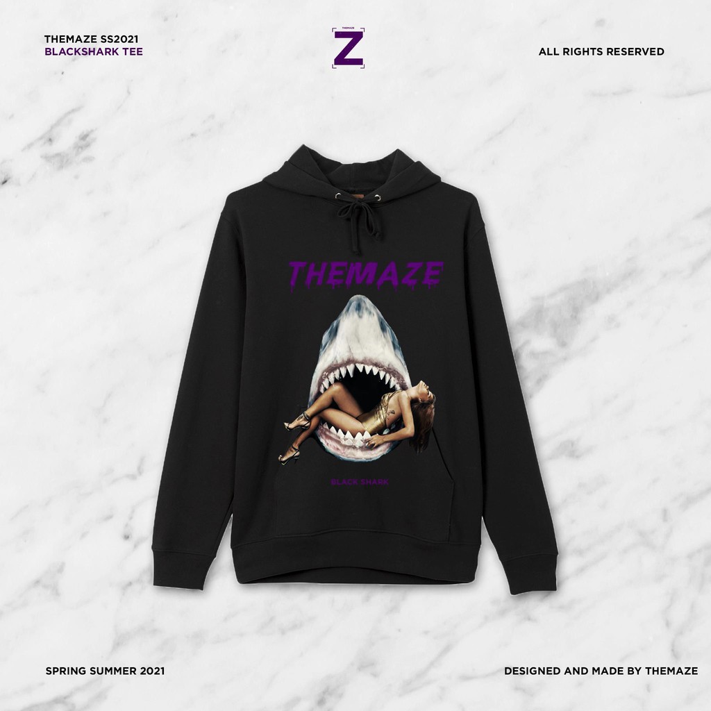 Hoodie TheMaze - Black Shark