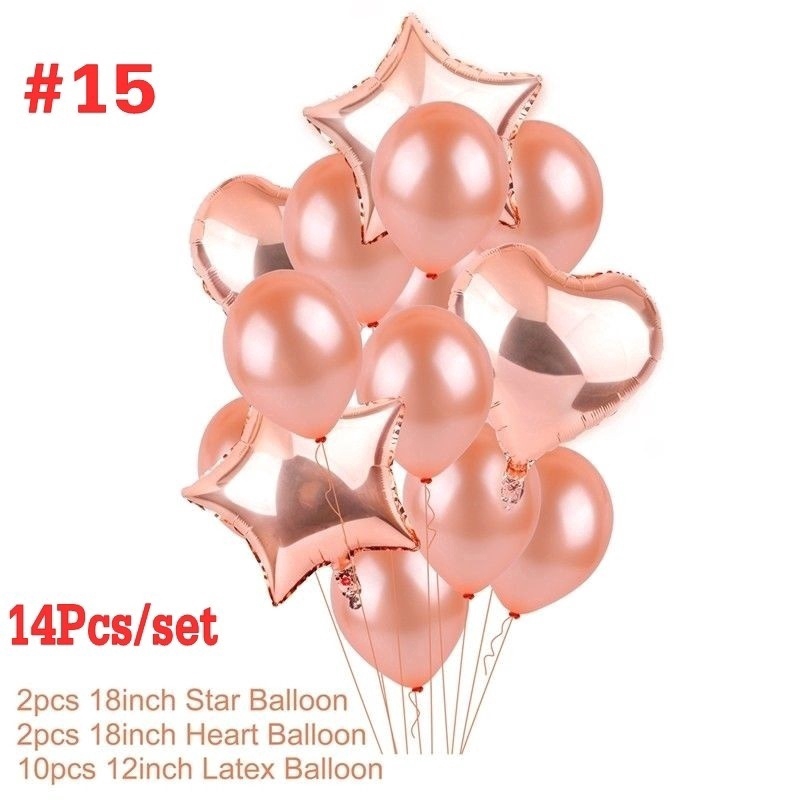 Set 10 Bong Bóng 12 Inch Trang Trí Tiệc