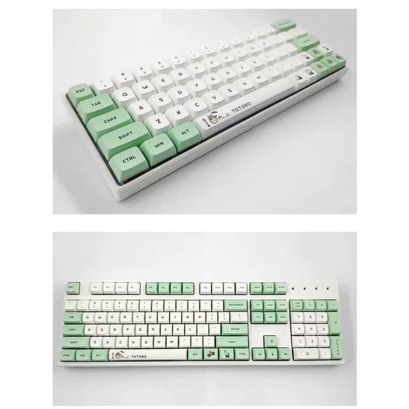 Set keycap Psyduck font chữ to đẹp chất liệu thick PBT in Dyesub 136 keys cân nhiều layout 60/64/84/96/108,...