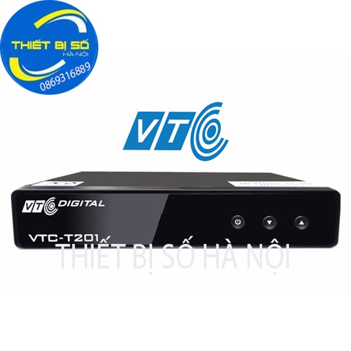 Đầu thu kĩ thuật số mặt đất  DVB T2 VTC T201- xem truyền hình miễn phí trọn đời - không giật lác