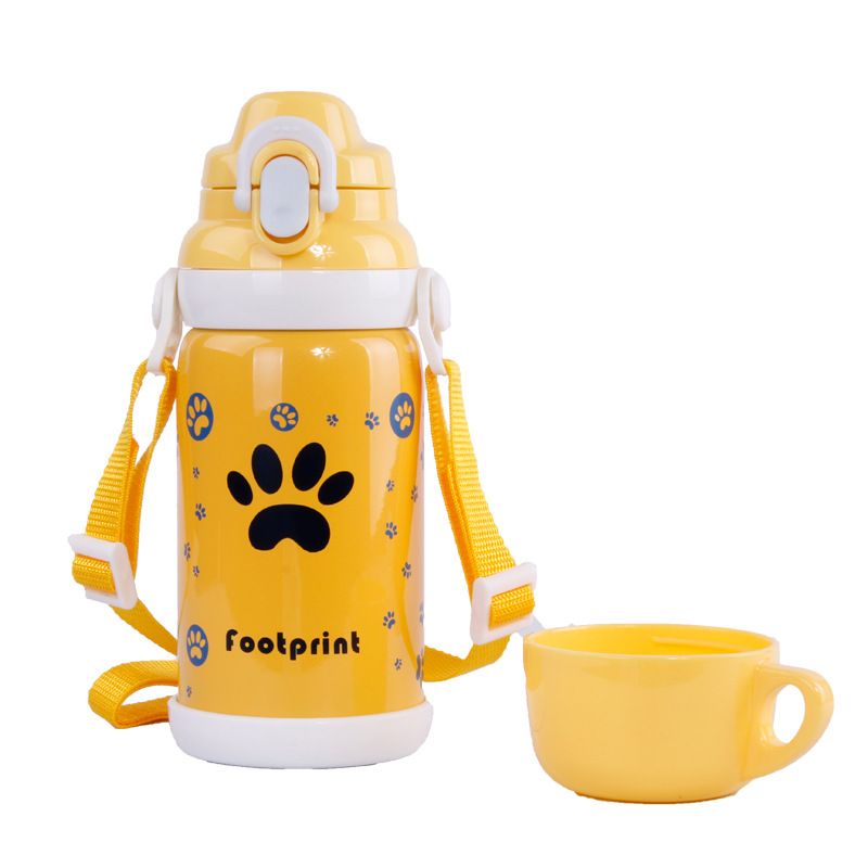 Bình giữ nhiệt cho bé hình bàn chân chó 600ml,,,