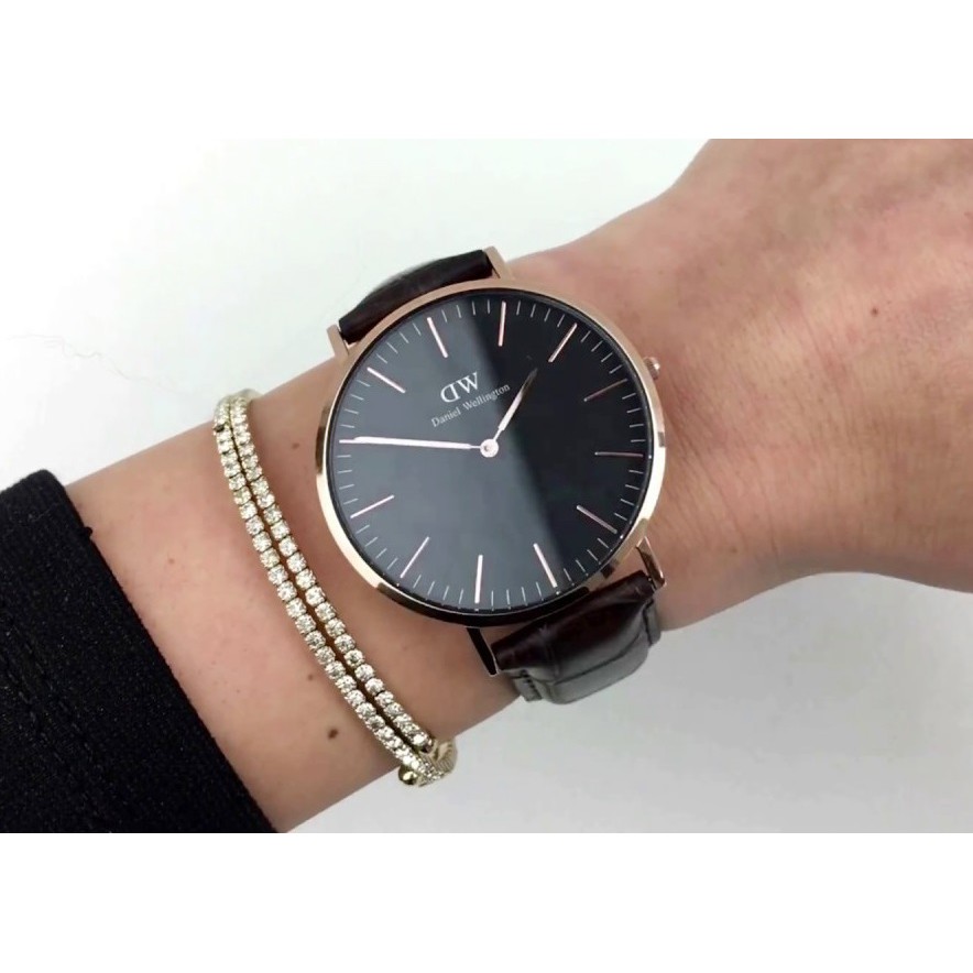 Đồng hồ nam nữ Daniel Wellington Classic Black York DW chính hãng - Lyz watch