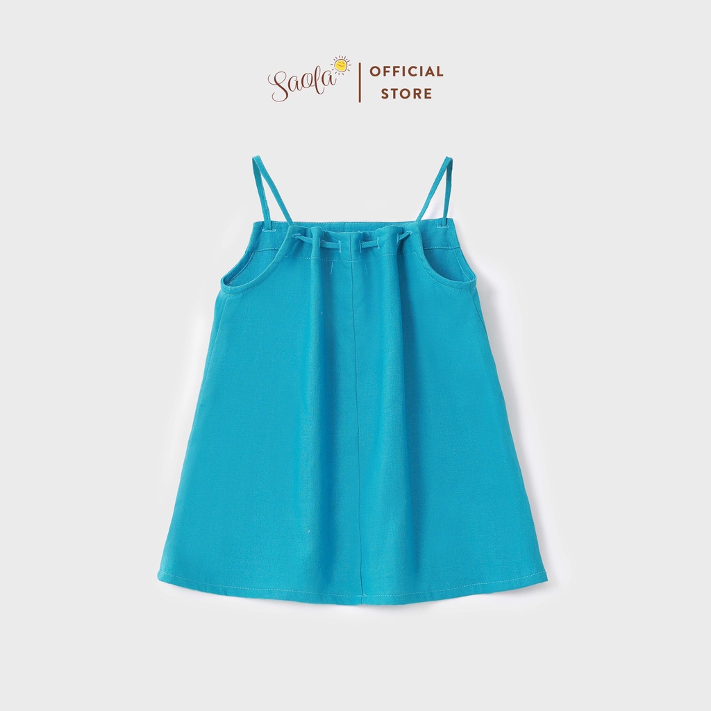 Váy Bé Gái Maxi Mùa Hè Thêu Hoa - MIA DRESS - DRL009 - SAOLA KIDS CLOTHING