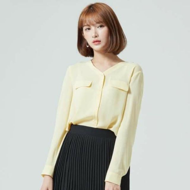 Sơ mi voan xuất Hàn Mixxo full hàng hải quan