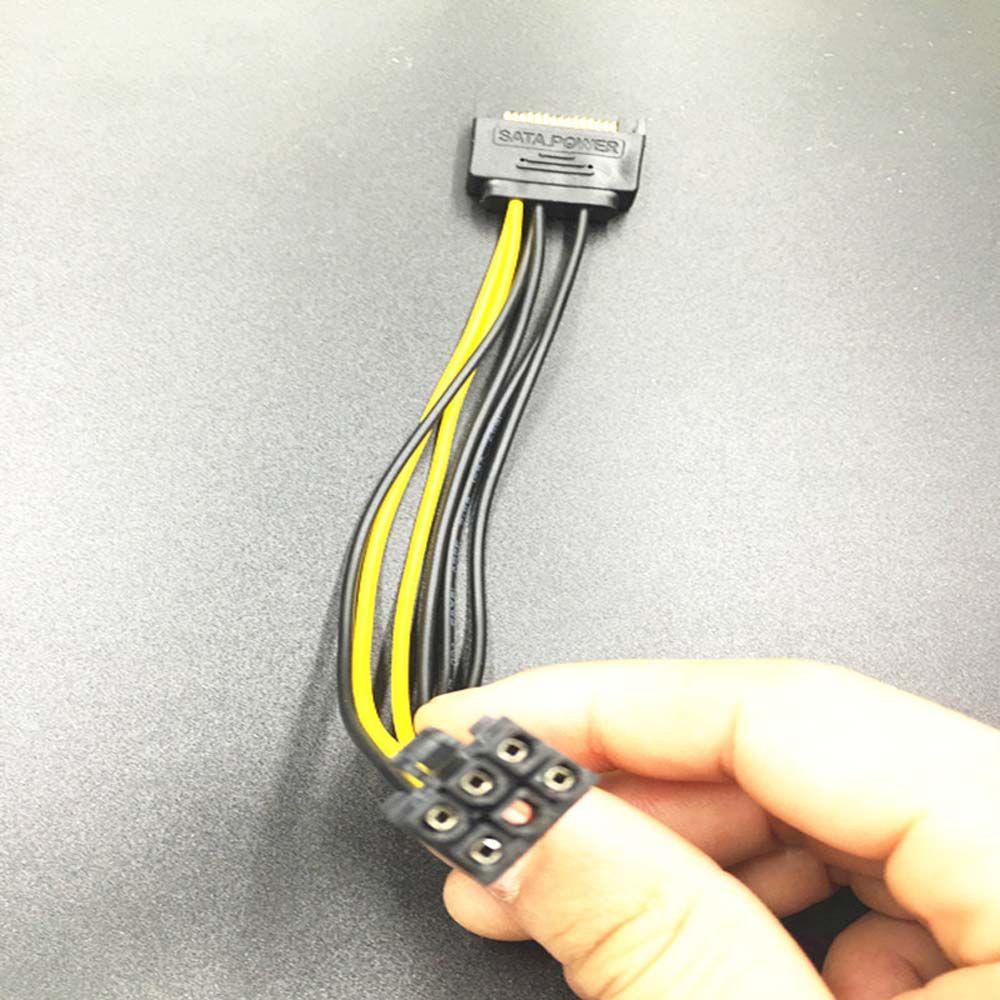 Cáp ChuyểN ĐổI SATA 15 Pin Sang 6 Pin PCI 15 Pin Sang 6 Pin