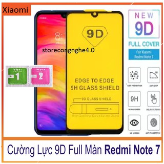 Xiaomi Redmi Note 7/Note 7 pro Kính Cường Lực 9D Full Màn Hình