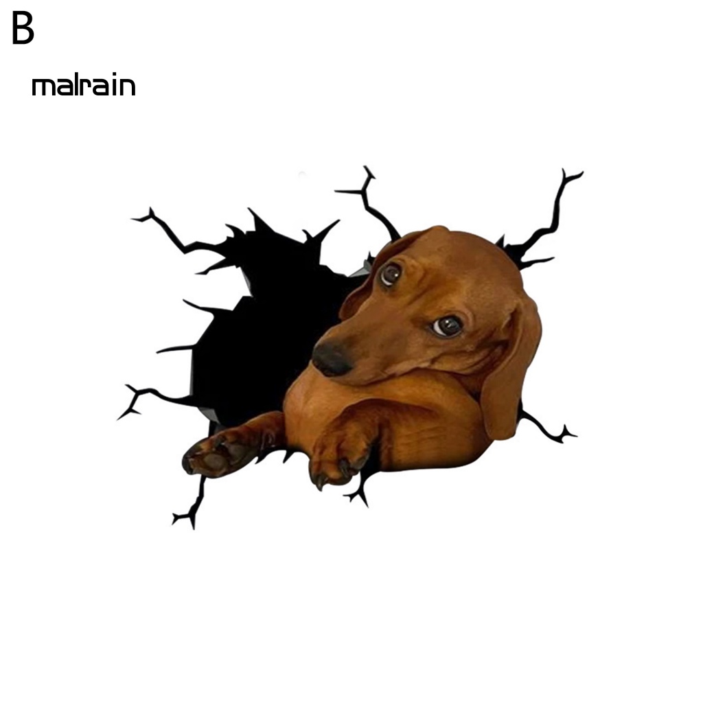 Miếng Dán Vinyl Hình Động Vật 3D Chống Thấm Nước Trang Trí Xe Hơi