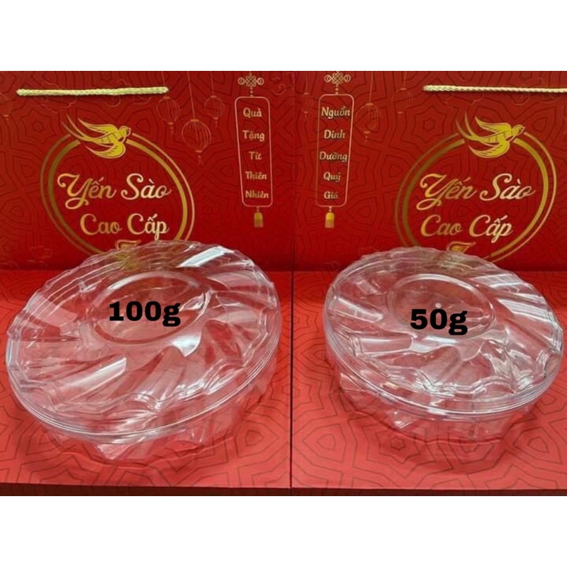 HỘP HOA MAI ĐỰNG YẾN TINH 50g/100g
