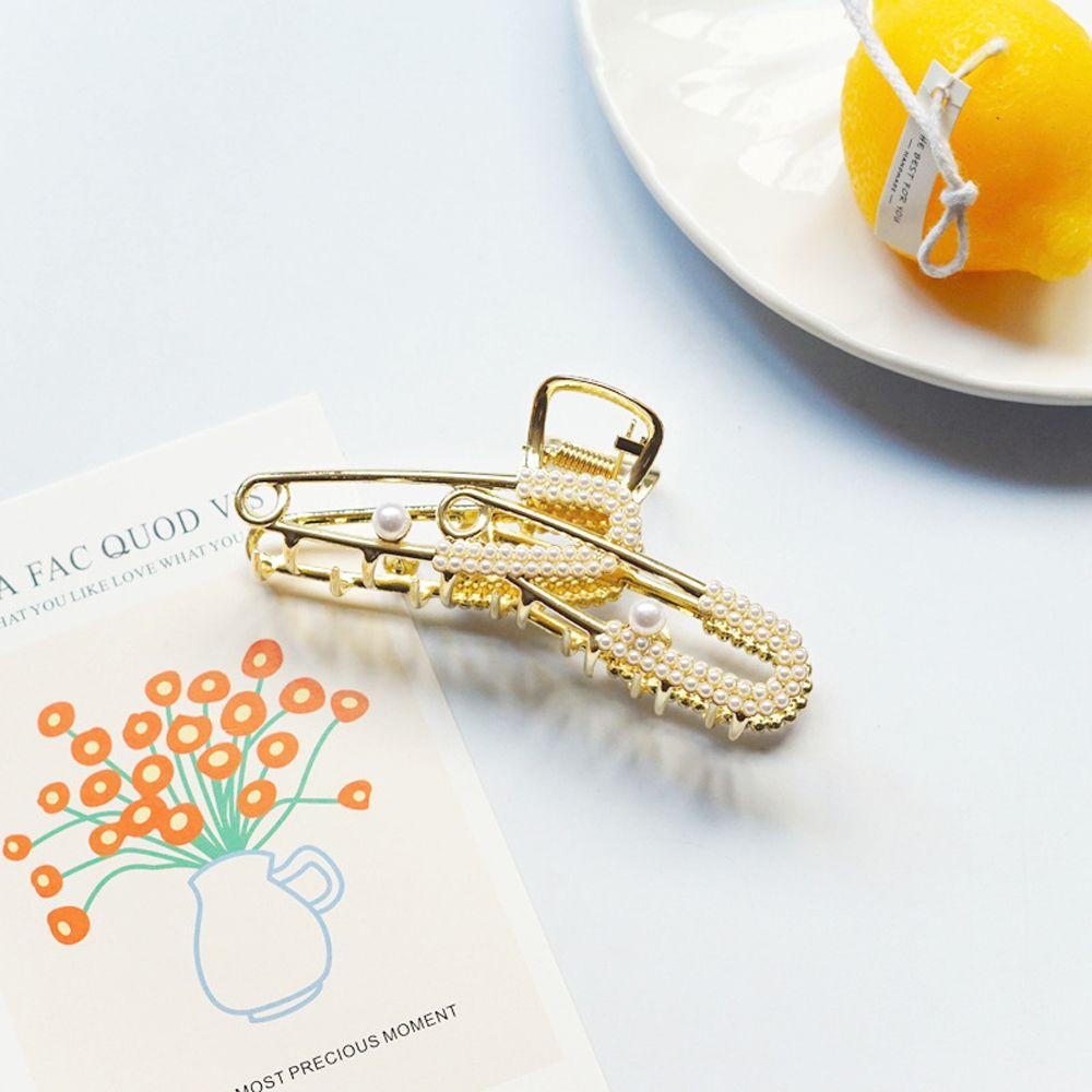 Kẹp Tóc Hình Cá Mập Bằng Kim Loại WMES15H Thời Trang Ngọt Ngào Cho Nữ