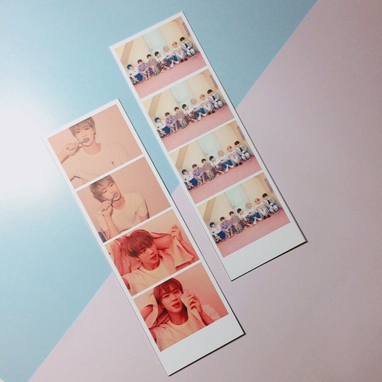 Set 8 Bookmark (photostrip) in theo yêu cầu