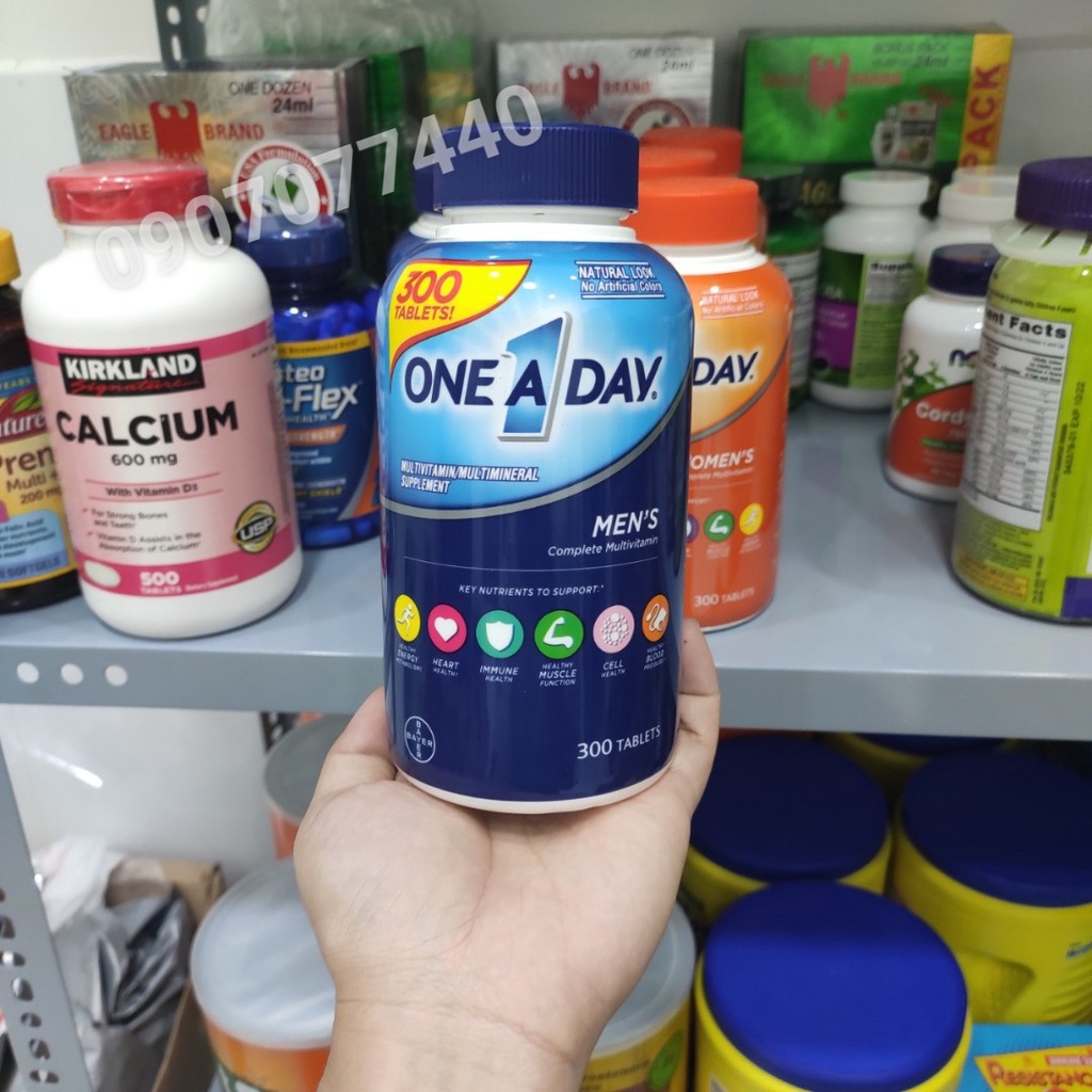 Viên uống vitamin tổng hợp date 8/2024 One A Day dành cho nam  - EDS Hàng Mỹ