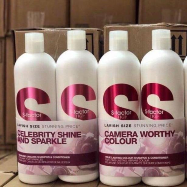Cặp Dầu Gội Và Dầu Xả Tigi Trắng , Tigi Đỏ 750ml Tigi S Factor Cao Cấp