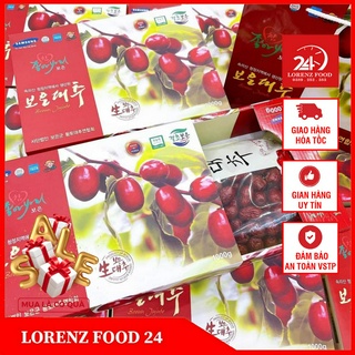 Táo đỏ Hàn Quốc sấy khô hộp 1kg Cao Cấp