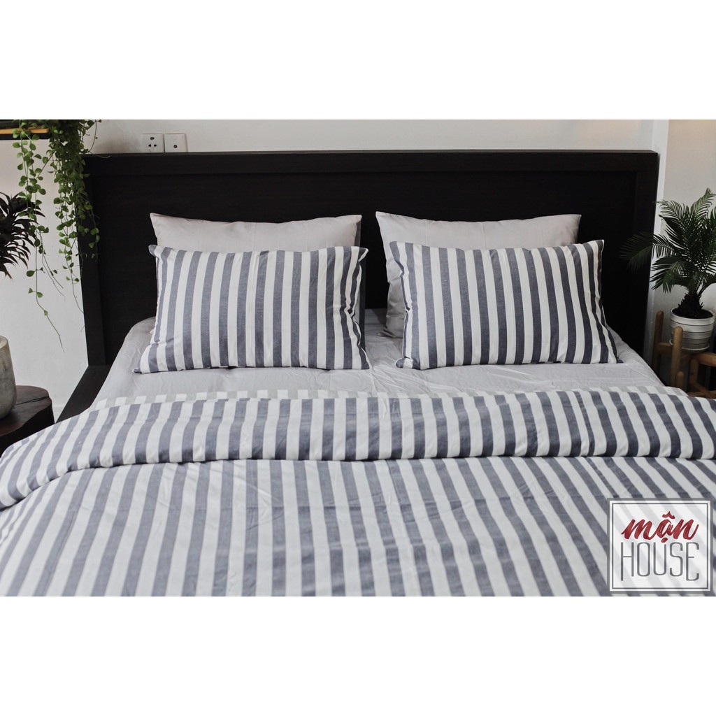 Trọn bộ grap giường ngủ vải cotton Hàn Quốc