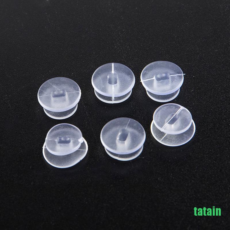 Set 25 Nút Nhựa Trong Suốt Dùng Làm Trang Sức Diy