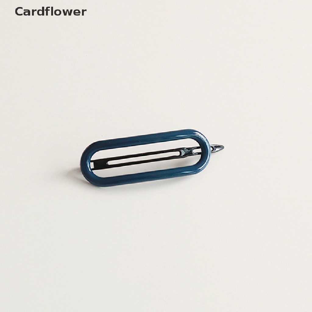 &lt; Cardflower &gt; Kẹp Tóc Càng Cua Lớn Bằng Nhựa Màu Kẹo Liền Mạch Giảm Giá