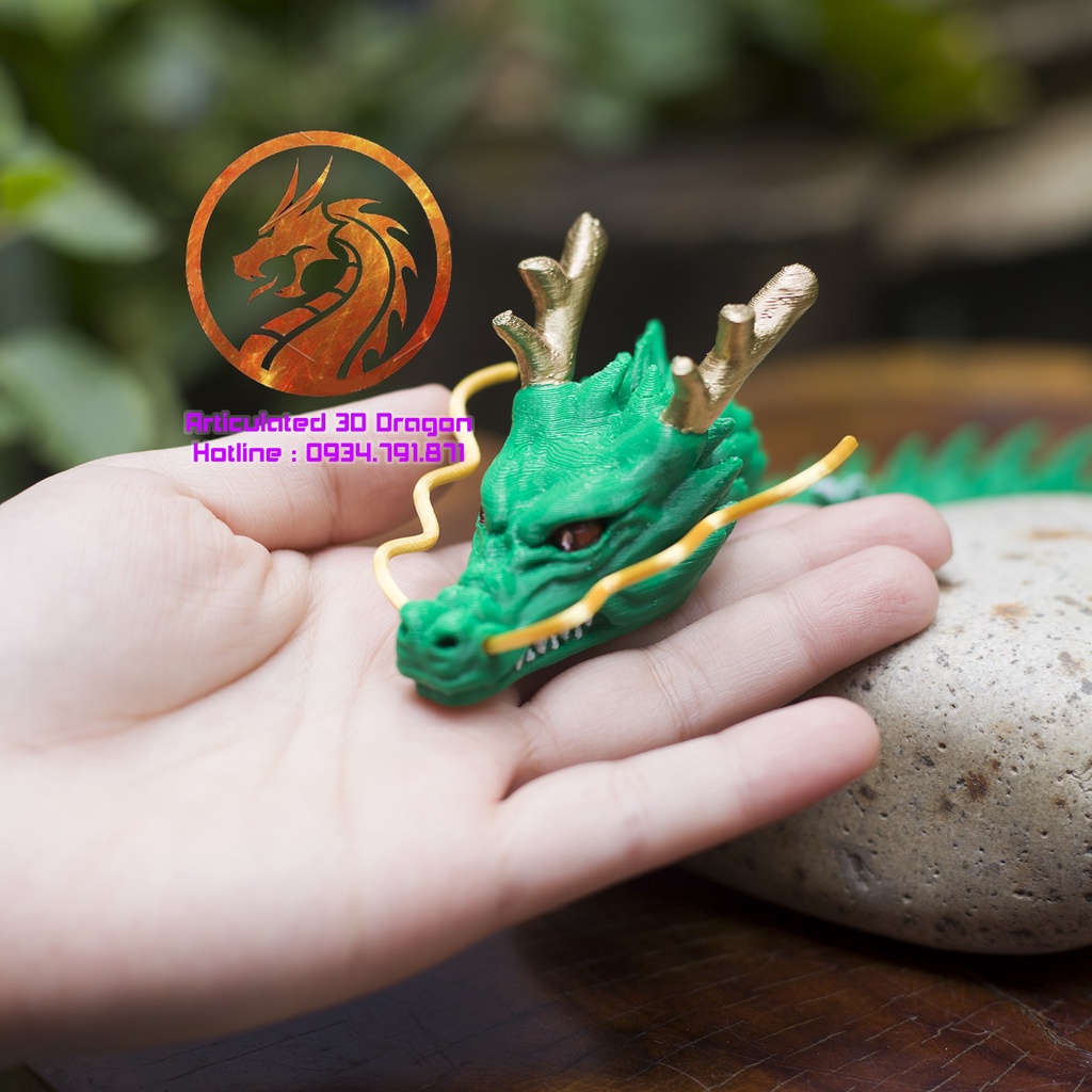 Mô Hình Rồng Xanh Dragon Ball vẽ thủ công in 3D