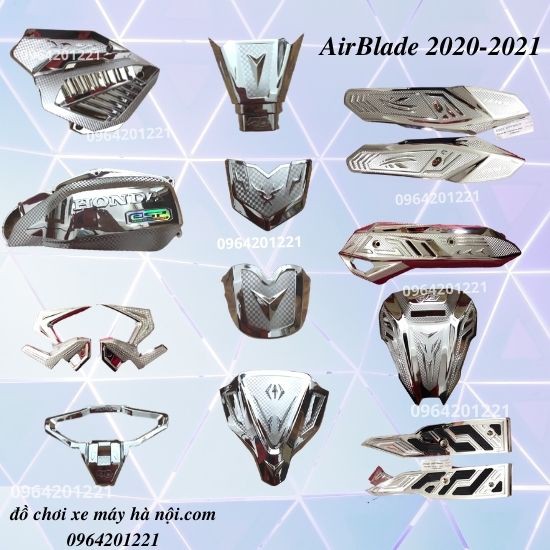 [AirBlade 2020-2021] Tổng Hợp Đồ Trang Trí Cho Airblade ốp ab 2020 Nhựa Xi Mạ Crome