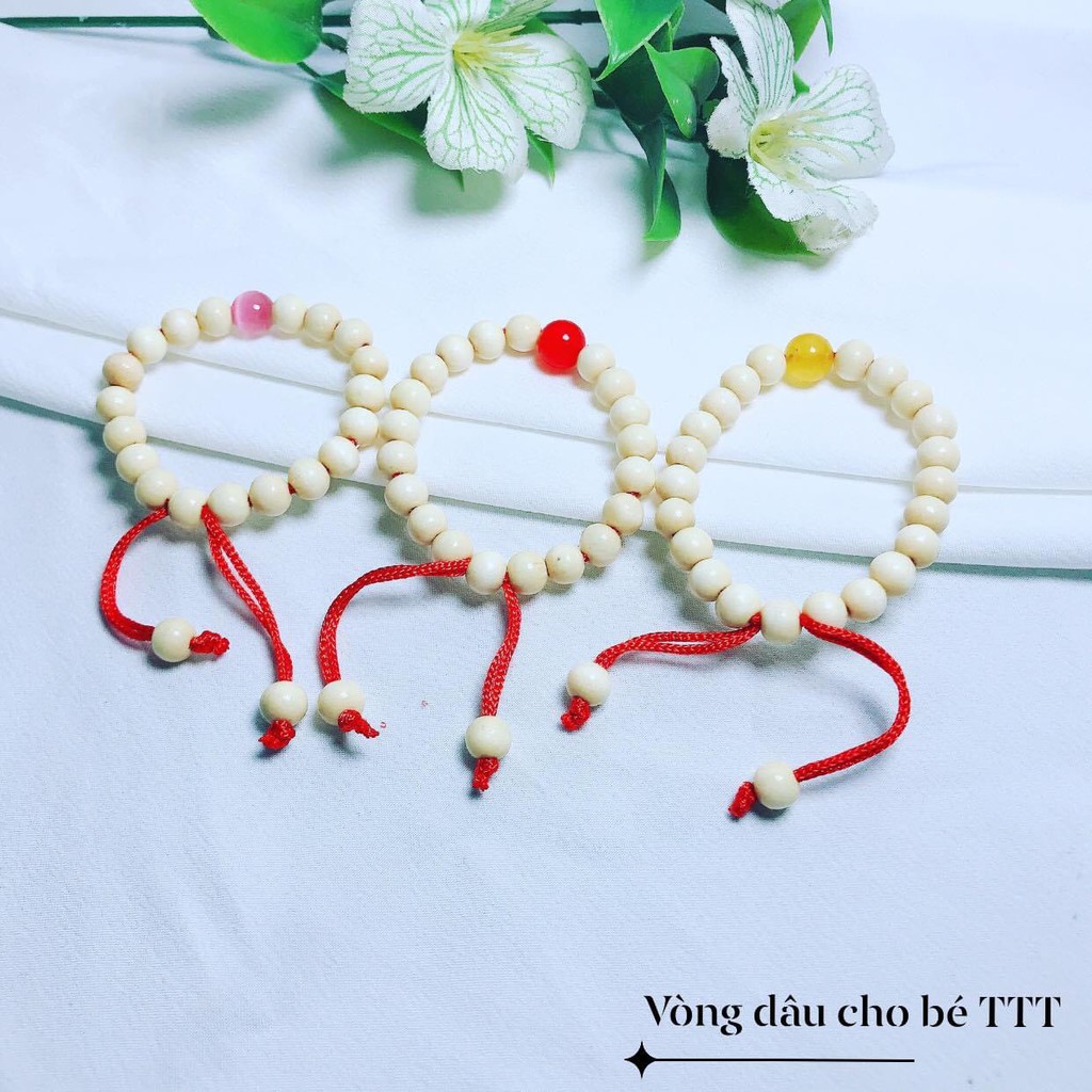 Vòng dâu tằm chỉ đỏ cho bé-M9