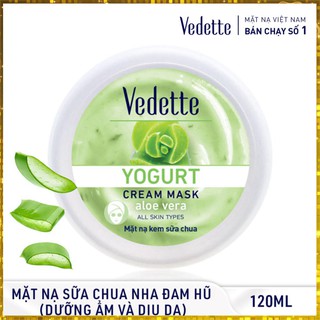 🥭 MẶT NẠ KEM SỮA CHUA NHA ĐAM 120ml VEDETTE