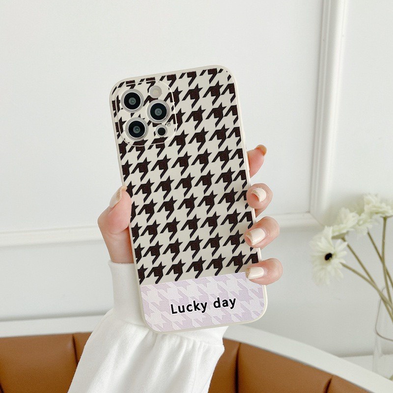 Ốp lưng BVC cạnh vuông hình lucky day 5 6 5s/6/6plus/6s/6splus/7/7plus/8/8plus/x/xr/xs/11/12/pro/promax/13/14Promax